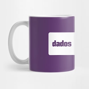 Dados são melhor do que a opinião (Data > Opinion, Portuguese, Purple) Mug